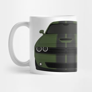 Challenger Green + Stripes Mug